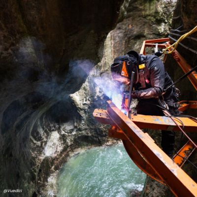 gorges du fier soudure corde